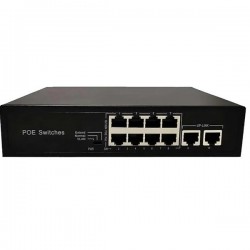ODS 8port PoE 96w 2-Uplink 10/100 Yönetilemez Switch 08ODS-R-8P2U