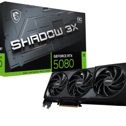 MSI RTX5080 16GB SHADOW 3X OC 16G GDDR7 256bit HDMI DP PCIe 5.0