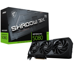 MSI RTX5080 16GB SHADOW 3X OC 16G GDDR7 256bit HDMI DP PCIe 5.0