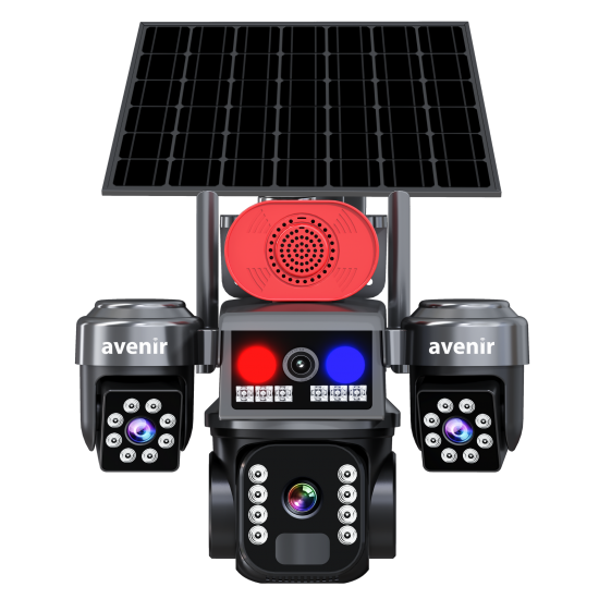 AVENIR 6MP 3 Kameralı 4G Solar IP Kamera AV-S463G