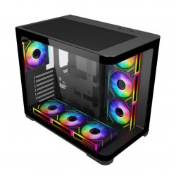 GAMEBOOSTER 850w 80+ BRONZE GB-G2852B-850W Gaming Mid-Tower PC Kasası Siyah 7-Fanlı