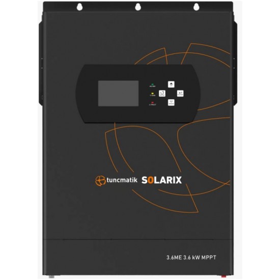 TUNÇMATİK 3.6kW SOLARIX TSK16101 24V 100A Akıllı OFF-GRID İnvertör