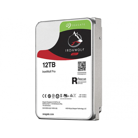 SEAGATE 12TB 3.5" 12TB IRONWOLF PRO ST12000NE0008 7200 RPM 256MB SATA-3 NAS Diski