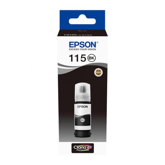 EPSON C13T07C14A (115) Siyah 70ml Tanklı Sistem Mürekkebi