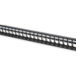 DIGITUS 1U 24port Cat6 Utp Boş Patch Panel DN-91411