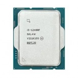 INTEL CORE i5 12400F 18MB 6çekirdekli VGA YOK 1700p 65w Kutusuz+Fansız