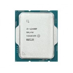 INTEL CORE i5 12400F 18MB 6çekirdekli VGA YOK 1700p 65w Kutusuz+Fansız