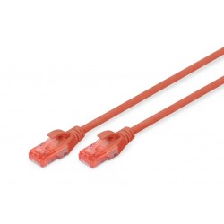 DIGITUS 2metre CAT6 Utp DK-1617-020/R Kırmızı Patch Kablo (10'lu Paket)