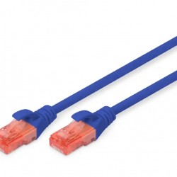 DIGITUS 1metre CAT6 Utp DK-1617-010/B Mavi Patch Kablo (10'lu Paket)