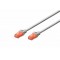 DIGITUS 0.5metre CAT6 Utp DK-1617-005 Gri Patch Kablo (10'lu Paket)