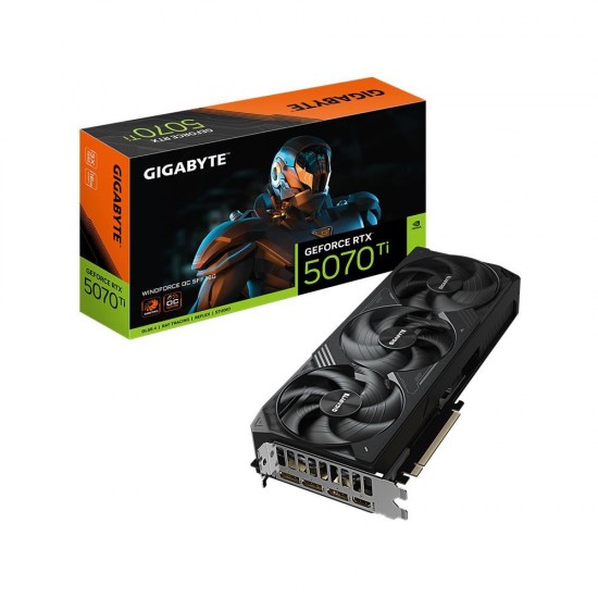 GIGABYTE RTX5070TI 16GB WINDFORCE OC SFF GV-N507TWF3OC-16GD GDDR7 256bit HDMI DP PCIe 5.0