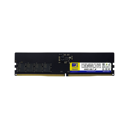 TWINMOS 16GB DDR5 4800MHZ CL40 PC RAM VALUE TMD516GB4800U40