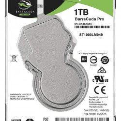 SEAGATE 1TB 2.5" BARRACUDA ST1000LM049 7200rpm 128mb SATA-3 Notebook Harddisk