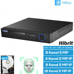 AVENiR 8kanal 1080N 1-diskli Analog Kayıt Cihazı AV-TC08M