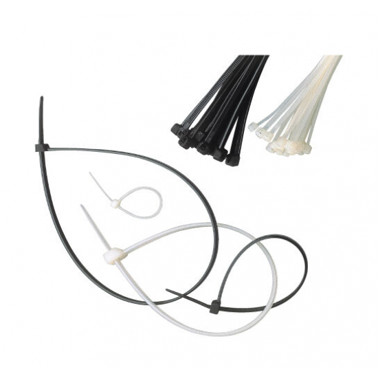 BIFO 3,6x250mm 100'lü Paket Kablo Bağı Beyaz