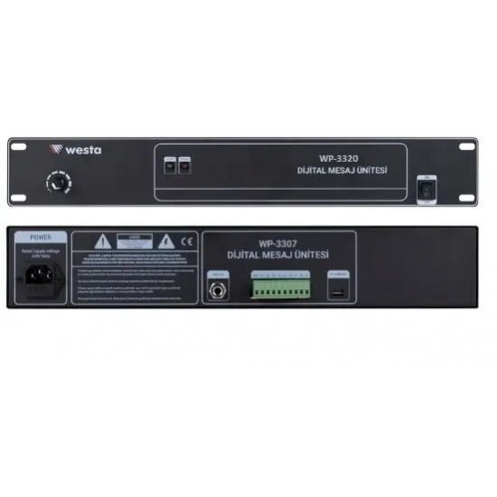 WESTA WP-3320 -10 Kontak Acil Anons Mesaj Kayıt Ünitesi