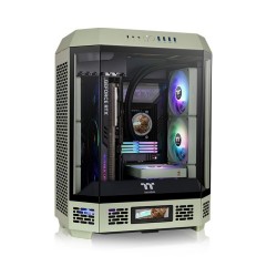 THERMALTAKE THE TOWER 600 TG CA-1Z1-00MEWN-00 Gaming Mid-Tower PC Kasası Yeşil