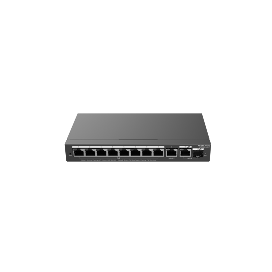 RUIJIE 8port PoE 120w 1-SFP Gigabit Yönetilebilir Switch RG-ES210GS-P