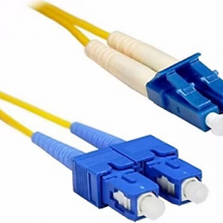 BIFO 50m SM SC-LC 9/125µ LSZH Duplex Zırhlı Fiber Optik Patch Kablo