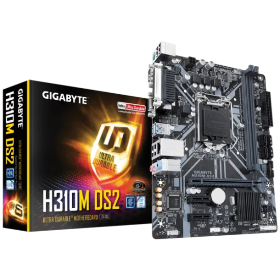 GIGABYTE H310M-DS2 DDR4 PCIe 16X v3.0 1151p v2 mATX