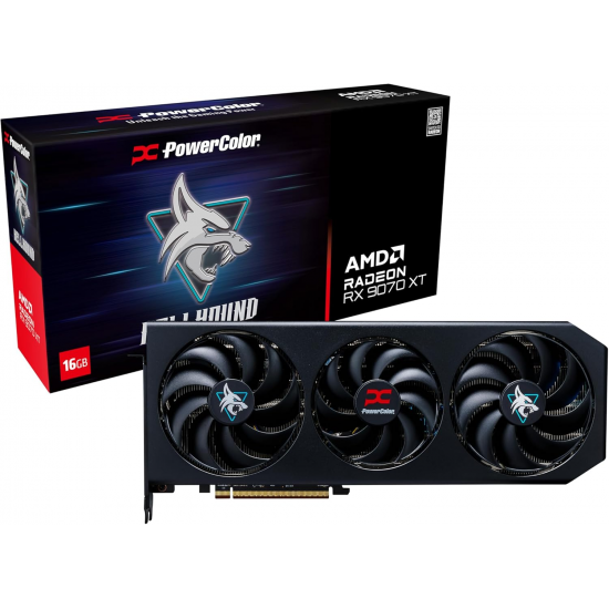 POWERCOLOR 16GB RX9070XT Reaper GDDR6 256bit HDMI DP PCIe 5.0