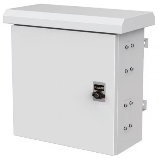 AGER 400x500x250mm Mobese Dış Ortam Direk Tipi Kabinet Fansız AG-MB405025B2-D-SYS-M1