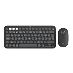 LOGITECH Pebble 2 Bluetooth Grafit Multi-Device Klavye - Mouse Set 920-012245