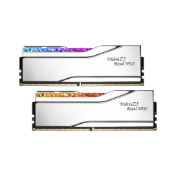 GSKILL 96GB (2X 48GB) DDR5 6000MHZ CL30 RGB DUAL KIT PC RAM TRIDENT Z5 NEO ROYAL SILVER F5-6000J3036F48GX2-TR5NS