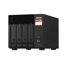 QNAP 4diskli Ryzen V1500B-8GB RAM-2-2.5GbE Nas Server TS-473A