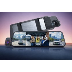 TWOGO GO-İC1PLUS 9,66 " IPS·Wide Angle İki Kameralı Araç İçi Kamera (İK11L)