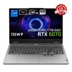 LENOVO 15.6" CORE i7 13650HX 44GB DDR5 RAM- 1TB M2 NVME 8GB RTX5070 FDOS / LOQ 15IRX10 83JE00EWTR (54014)