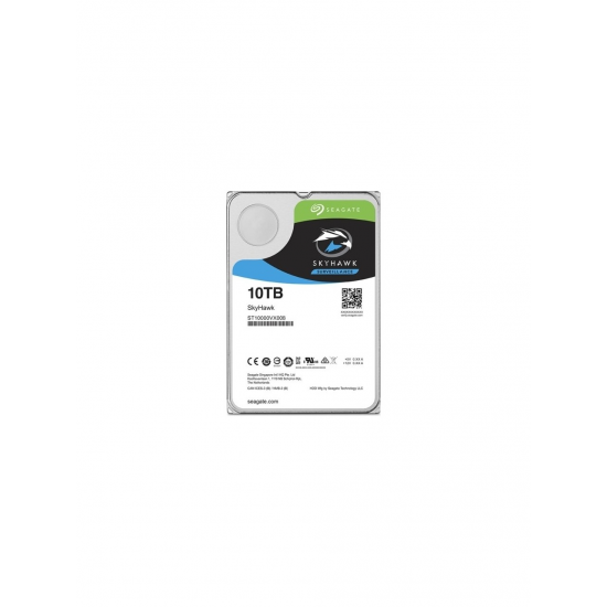 SEAGATE 3.5" 10TB SKYHAWK ST10000VE0008 7200 RPM 256MB SATA-3 Güvenlik Diski