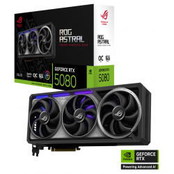 ASUS RTX5080 16GB ROG ASTRAL RTX5080-O16G GAMING GDDR7 256bit HDMI DP PCIe 5.0