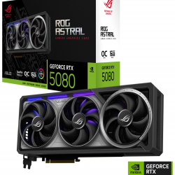 ASUS RTX5080 16GB ROG ASTRAL RTX5080-O16G GAMING GDDR7 256bit HDMI DP PCIe 5.0