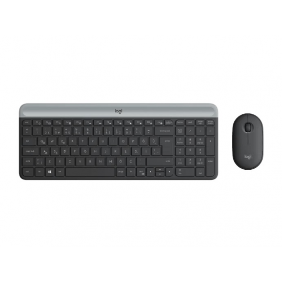 LOGITECH MK470 920-009435 Kablosuz Klavye Mouse Seti-Siyah