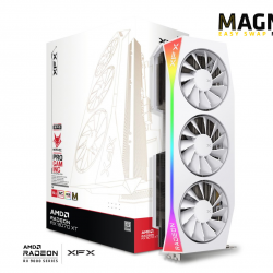 XFX 16GB RX9070XT MAGNETIC AIR OC WHITE RX-97TMARGW9 GDDR6 256Bit RGB PCIE 5.0 BEYAZ
