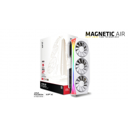 XFX 16GB RX9070XT MAGNETIC AIR OC WHITE RX-97TMARGW9 GDDR6 256Bit RGB PCIE 5.0 BEYAZ