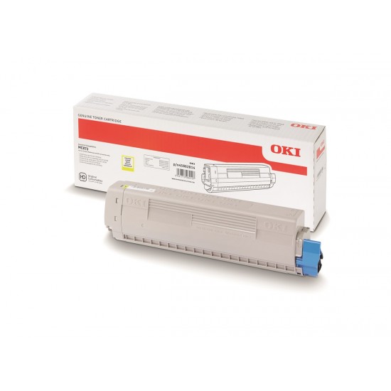 OKI 45862814 Sarı Toner