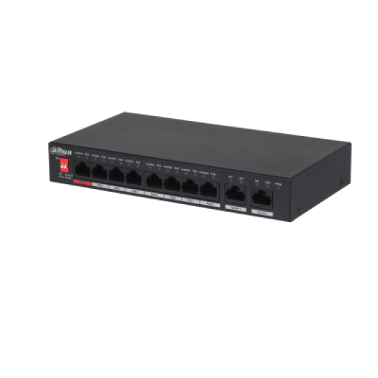 DAHUA 8port PoE 96w Gigabit Yönetilemez Switch DH-PFS3010-8ET-96