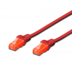 DIGITUS 0.25metre CAT6 Utp DK-1617-0025/R Kırmızı Patch Kablo