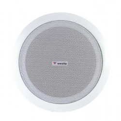 WESTA WS-2035T 8" 30W  Alçıpan Trafolu Beyaz Hoparlör