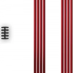 DEEPCOOL EC300-CPU8P-RD Standart ATX PS2 güç kaynağı uzatma kablosu yüksek kaliteli 18AWG fiber 300mm