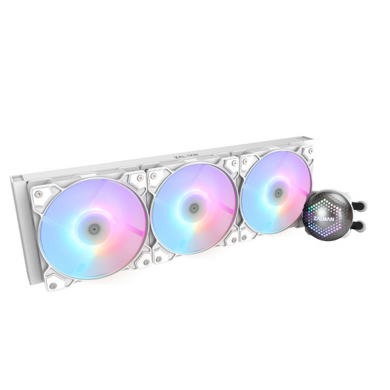 ZALMAN 360MM ALPHA-36WH ARGB 1851P-AM5 Sıvı Soğutmalı İşlemci Fanı Beyaz