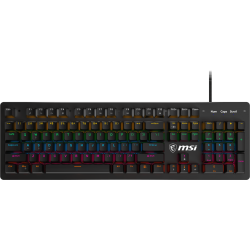 MSI GG FORCE GK300 Red Mekanik Red Swicth Rgb Gaming Klavye