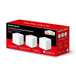MERCUSYS HALO H30G AC1300 Dual Band Mesh Router 3lü Set