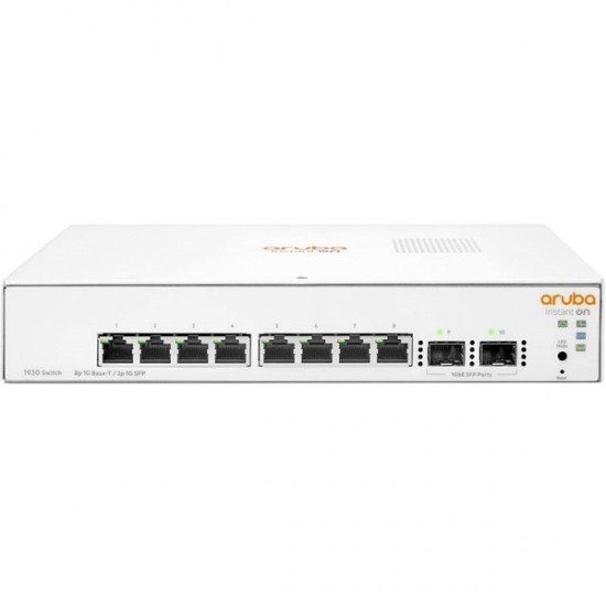 ARUBA 8port 2-SFP Gigabit Yönetilebilir Switch Instant 1930-8G JL680A