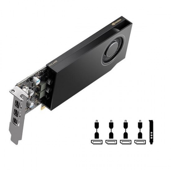 PNY RTX A400 4GB VCNRTXA400-SB GDDR6 64bit mDP PCIe 4.0