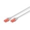 DIGITUS 0.25metre CAT6 Utp DK-1617-0025 Gri Patch Kablo (10'lu Paket)