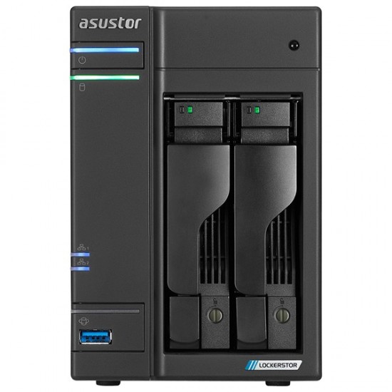 ASUSTOR 2diskli Celeron N5105-16GB RAM-2.5Gbe Nas Server AS6702T (44620)
