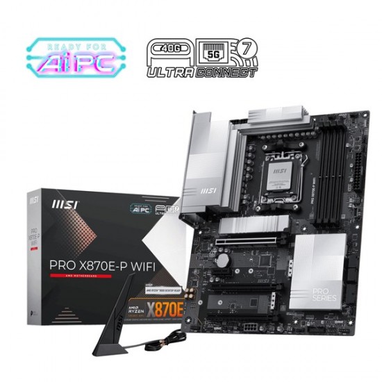 MSI PRO X870E-P WIFI7 DDR5 HDMI TYPE-C PCIE 5.0 AM5 ATX